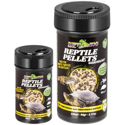 Корм і вітаміни для хижих рептилій Repti-Zoo Reptile Pellets 250мл. — Фото 4
