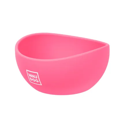 Миска WAUDOG Silicone, 250 мл рожевий — Фото 2