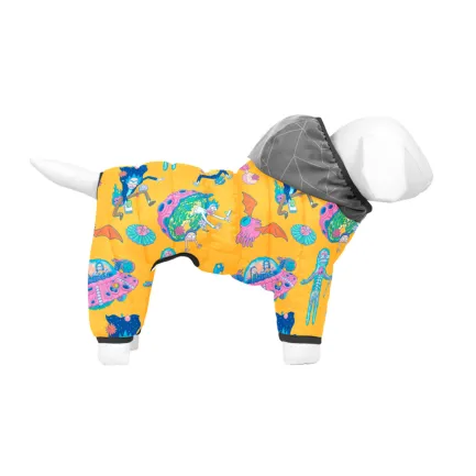 Комбінезон для собак WAUDOG Clothes малюнок "Рік та Морті 3", L55, В 77-79 см, С 47-50 см — Фото 1