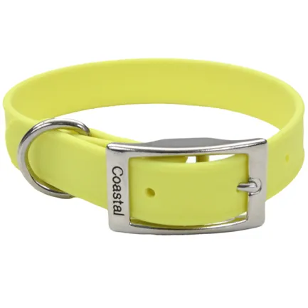 Coastal Fashion Waterproof Dog Collar КОСТАЛ біотановий нашийник для собак Жовтий