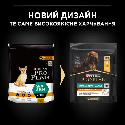 Сухий корм PRO PLAN Small&amp;Mini Adult 1+ Everyday Nutrion для дорослих собак дрібних порід з куркою 700 г — Фото 10