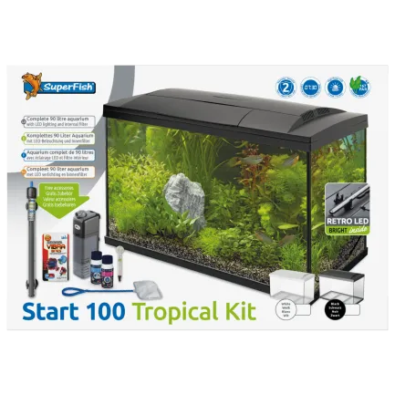 Акваріумний стартовий набір SuperFish Start 100 Aquarium Kit White (A4050297) — Фото 1
