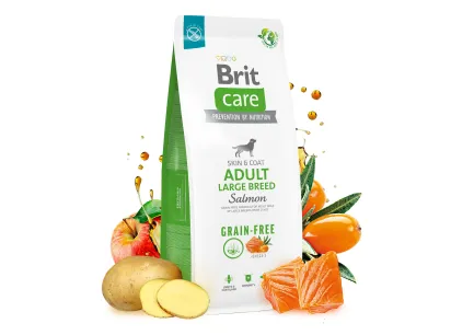 Сухий корм Brit Care Dog Grain-free Adult Large Breed для собак великих порід, беззерновий з лососем, 12 кг — Фото 5