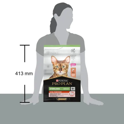 Сухий корм PRO PLAN Sterilised Adult 1+ Vital Functions для дорослих котів після стерилізації з лососем 3 кг — Фото 3