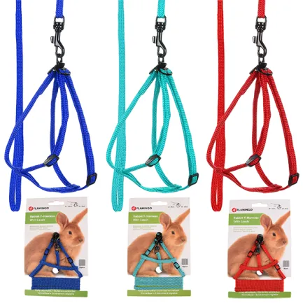 Flamingo Rabbit Y-Harness with Leash ФЛАМИНГО Y Шлея і повідець для кролика
