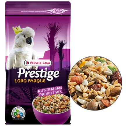 Versele-Laga Prestige Loro Parque Australian Parrot Mix ВЕРСЕЛЕ-ЛАГА ПРЕСТИЖ ЛОРО ПАРК АВСТРАЛІЙСЬКИЙ ПАПУГА повнораціонний корм для какаду 1 кг