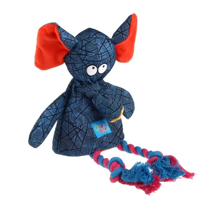 Іграшка для собак MISOKO&amp;CO Слон, плюшева, 15х10,25х4 cm