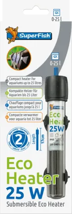 Обігрівач для акваріума SF ECO HEATER 25W 0-25L (17 CM) (A4030400) — Фото 2