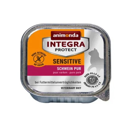 Корм вологий ветеринарний для котів Integra Protect Sensitiv Pure Pork з харчовою непереносимістю, моно свинина, 100 г