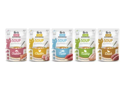 Корм вологий "Суп для котів Brit Care Soup with Chicken з куркою", 75 г — Фото 3