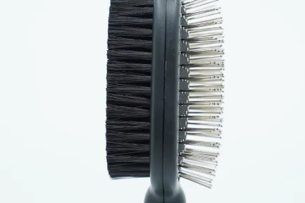 Двостороння щітка-гребінець для собак та котів Mr.Fluffy Pet double-side brush, large — Фото 3