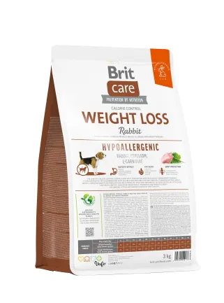 Сухий корм Brit Care Dog Hypoallergenic Weight Loss для собак із зайвою вагою, гіпоалергенний з кроликом, 3 кг — Фото 2