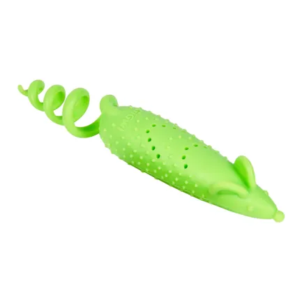 Іграшка для котів Мишка гумова GiGwi Refillable Catnip, гума, 16,5 см — Фото 2