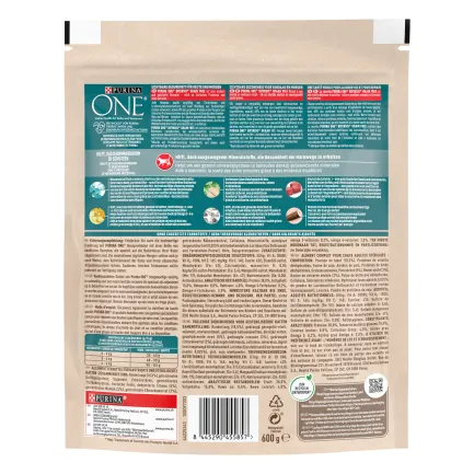 Сухий корм PURINA ONE Grain Free (Грейн Фрі) беззерновий для дорослих котів після стерилізації комплекс Bifensis з яловичиною 600 г — Фото 2