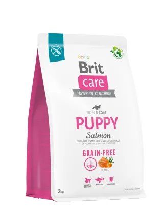 Сухий корм Brit Care Dog Grain-free Puppy для цуценят, беззерновий з лососем, 3 кг