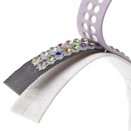Ferplast LUX C20/35 PURPLE-WHITE Нашийник, екошкіра — Фото 3