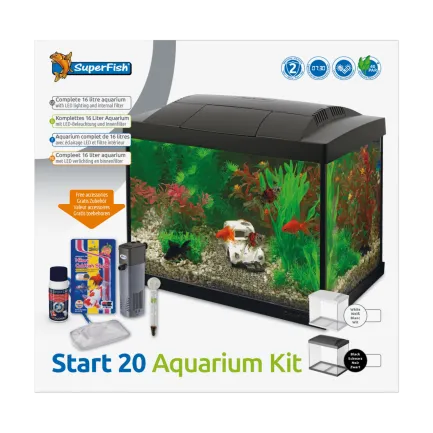 Акваріумний стартовий набір SuperFish Start 20 Aquarium Kit White (A4050269) — Фото 1