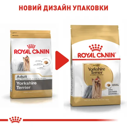 Сухий корм Royal Canin YORKSHIRE ADULT для дорослих собак породи Йоркшир-тер'єр 1,5 кг — Фото 1