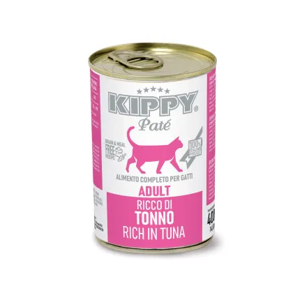 KIPPY вологий корм для котів - паштет з тунцем 400гр