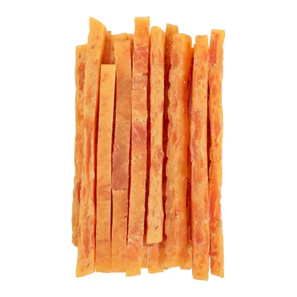 Ласощі для собак WAUDOG Treats "Курячі в'ялені полоси", 100 г