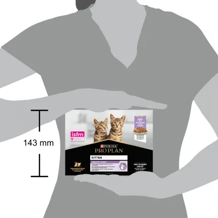 Вологий корм PRO PLAN Kitten Healthy Start для кошенят шматочки у підливці з індичкою 10x85 г — Фото 3