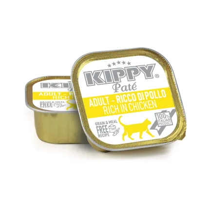 KIPPY вологий корм для котів - паштет з курятиною 90 гр