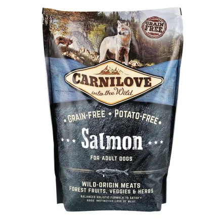 Сухий корм Carnilove Salmon для дорослих собак всіх порід, лосось, 1,5 кг — Фото 2