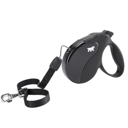 Ferplast AMIGO M CORD BLACK Рулетка-поводок зі шнуром