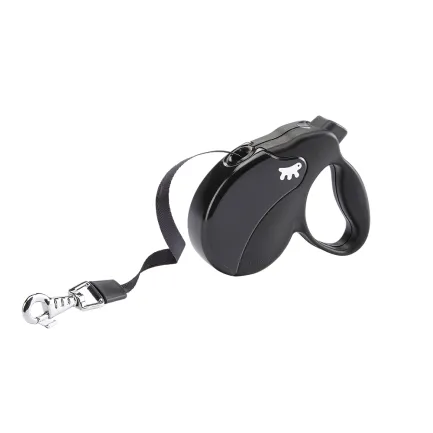 Ferplast AMIGO MINI TAPE BLACK Рулетка-поводок зі стрічкою