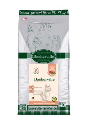 Baskerville KF Getreidefrei Fisch Сухий корм для котів з рибою, 20 кг