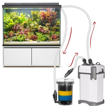 Зовнішній префільтр для акваріума Kruger Meier FlowPure Pro 2700 (16/22 мм) — 2.7 л — Фото 3