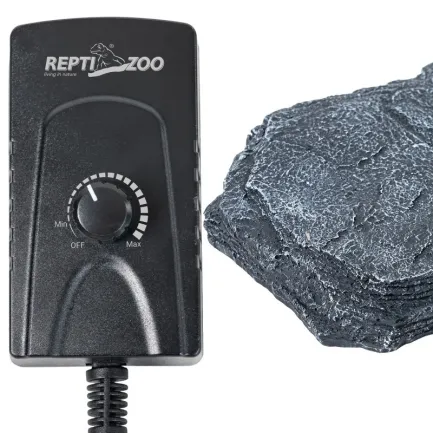 Нагрівальний камінь з регулятором температури Repti-Zoo Dimmer Heat Rock 12W 20x27x3 см (AHR0612P) для тераріумів — Фото 4