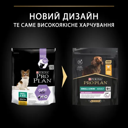 Сухий корм PRO PLAN Small&amp;Mini Adult 9+ Age Defence для собак від 9 років дрібних порід з куркою 700 г — Фото 6