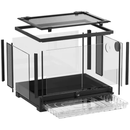 Тераріум Repti-Zoo 60x45x45 см (CRK0107) - скляний тераріум для рептилій та амфібій — Фото 5