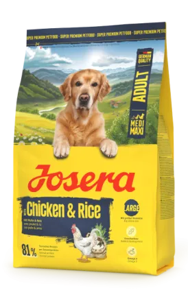 Сухий корм для собак Josera Chicken &amp; Rice Adult Medi/Maxi (Large Breed) 3 кг