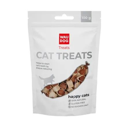 Ласощі для котів WAUDOG Treats "Маленькі суші з лососем", 100 г — Фото 1