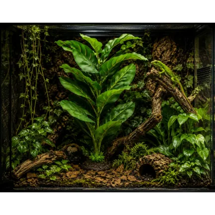 Штучна рослина Hobby Marantha Tree 55 см (37708) для тераріуму, акватераріуму та палюдаріуму — Фото 2
