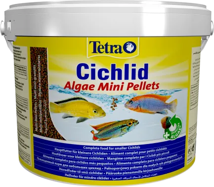 Корм Tetra Cichlid Algae Mini для акваріумних цихлід, 10 л (гранули)