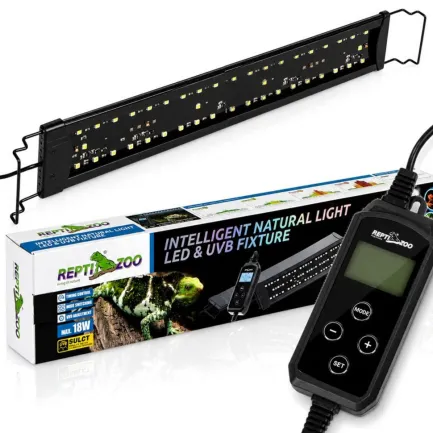Світильник LED UVB Repti-Zoo Natural Light LED UVB 18W 56-64 см для тераріуму з контролером — Фото 6