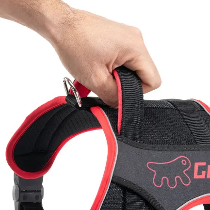 Ferplast GENIUS EX LARGE RED HARNESS нейлонова шлея для тварин червона — Фото 6