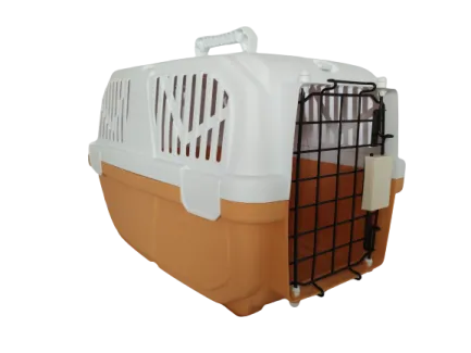 Переноска AnimAll P1095 для котів і собак, помаранчева, 52×35×33 см