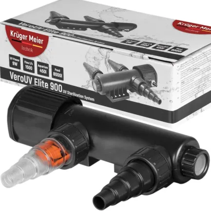 Стерилізатор Kruger Meier VeroUV Elite 900 9W для акваріумів до 450 л і ставків до 8000 л