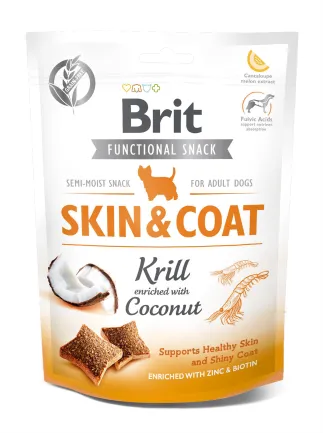 Функціональні ласощі Brit Care Skin &amp; Coat кріль з кокосом для собак, 150 г