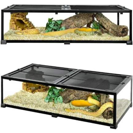 Тераріум Repti-Zoo Super Vision 360 120x45x45 см (RKE1204545) - скляний тераріум для рептилій та амфібій — Фото 3
