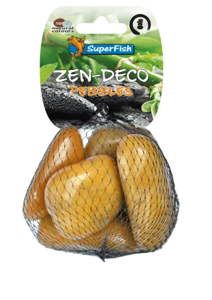 Прикраси для акваріума SF ZEN PEBBLE MEDIUM YELLOW 450 GRAM (A8050260)