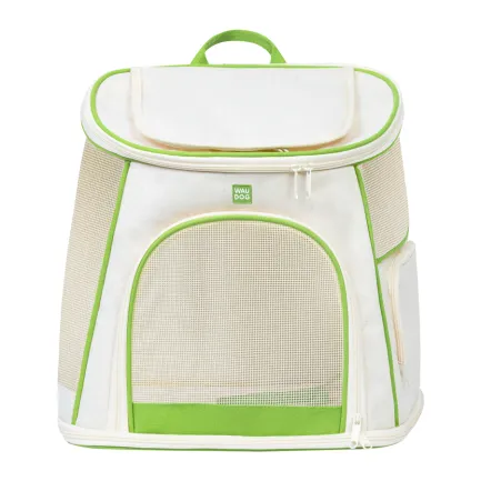 Рюкзак-переноска для котів та дрібних порід собак WAUDOG Relax Eco, 40*40*26 см, до 8 кг — Фото 1
