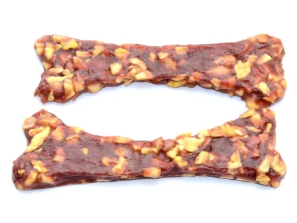 Ласощі Yalute Bone Shape of Duck and Apple для собак, качка та яблуко, 100 г — Фото 1