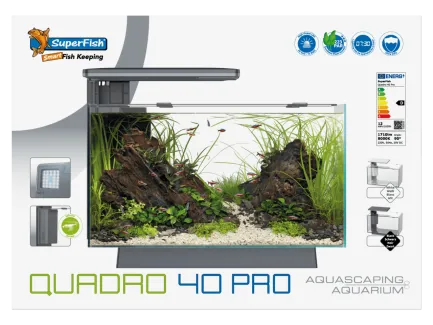 Акваріумний набір SuperFish Quadro 40 Pro White (A4052200) — Фото 4