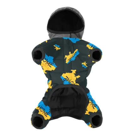 Комбінезон для собак WAUDOG Clothes малюнок "Дім", M35, В 59-62 см, С 37-40 см — Фото 1