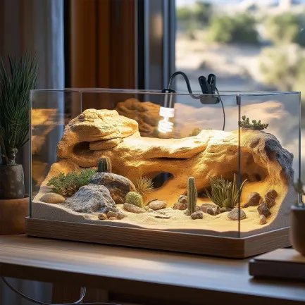 Світильник довгий з затискної ручкою і таймером Terrario Long ReptiSun Time Control 200W — Фото 2